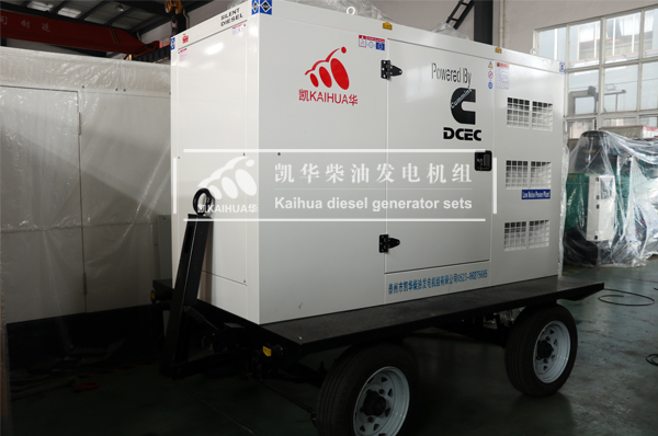 安徽工程100KW移动发电机组成功出厂