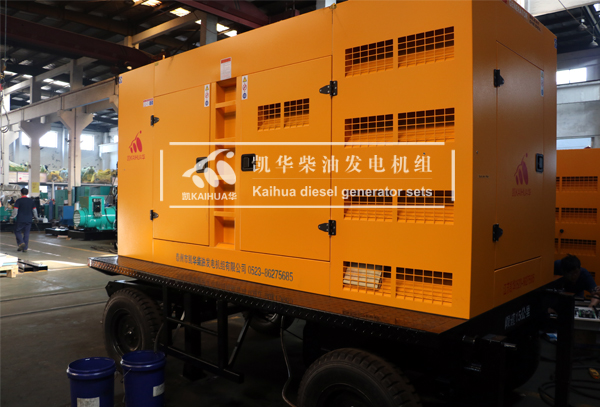 贵州铁建200KW移动式发电机组成功出厂